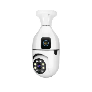 V380 Dual Lens Bulb Camera